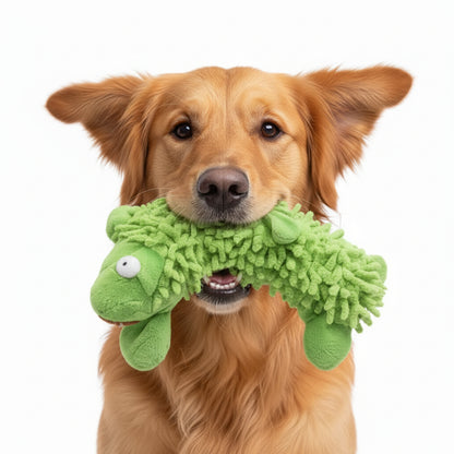 Durable Pet Dog Plush Toy for Small Breeds - Animal Shape Squeaky Chew Cleaning Toy for Chihuahua Yorkshire Bichon Puppies